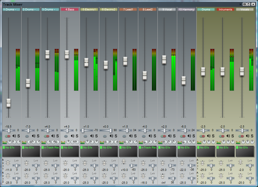 Track Mixer