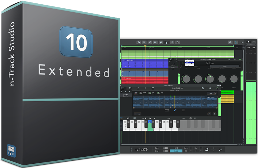 n-Track Studio Extended Edition for Windows and Mac