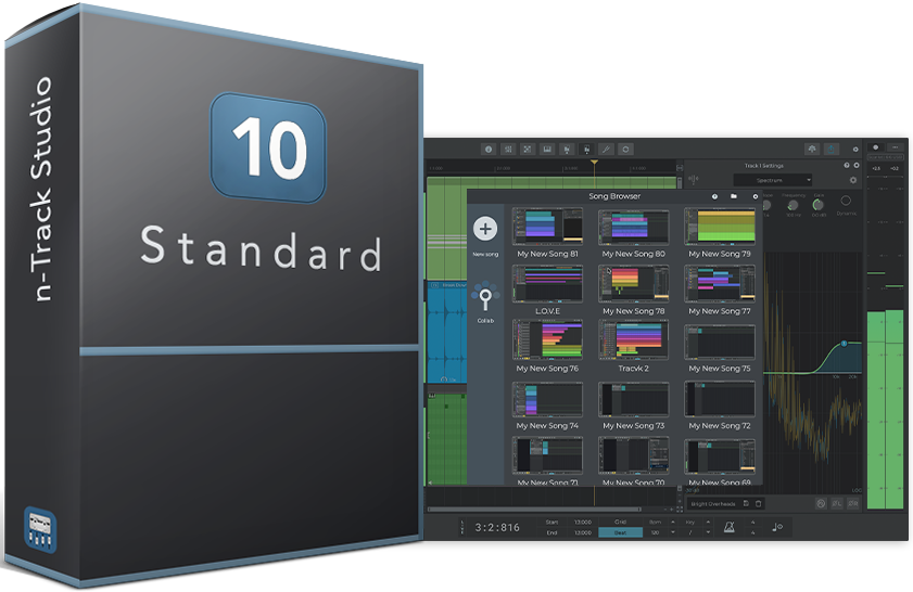 n-Track Studio 7 - Professional DAW - Audio Recording & 10-10246