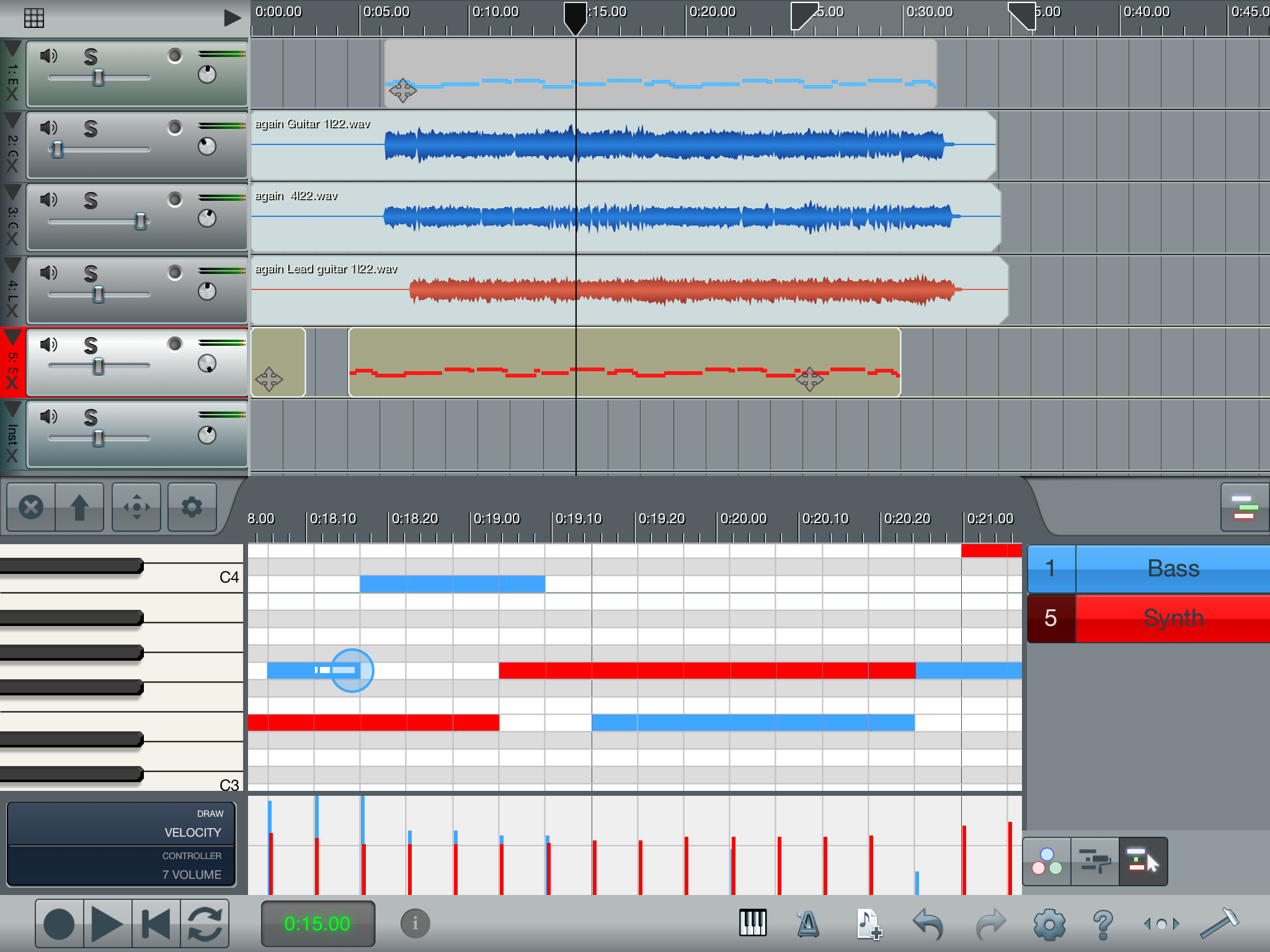 Программы для трек студио. Midi Studio Pro IPAD.