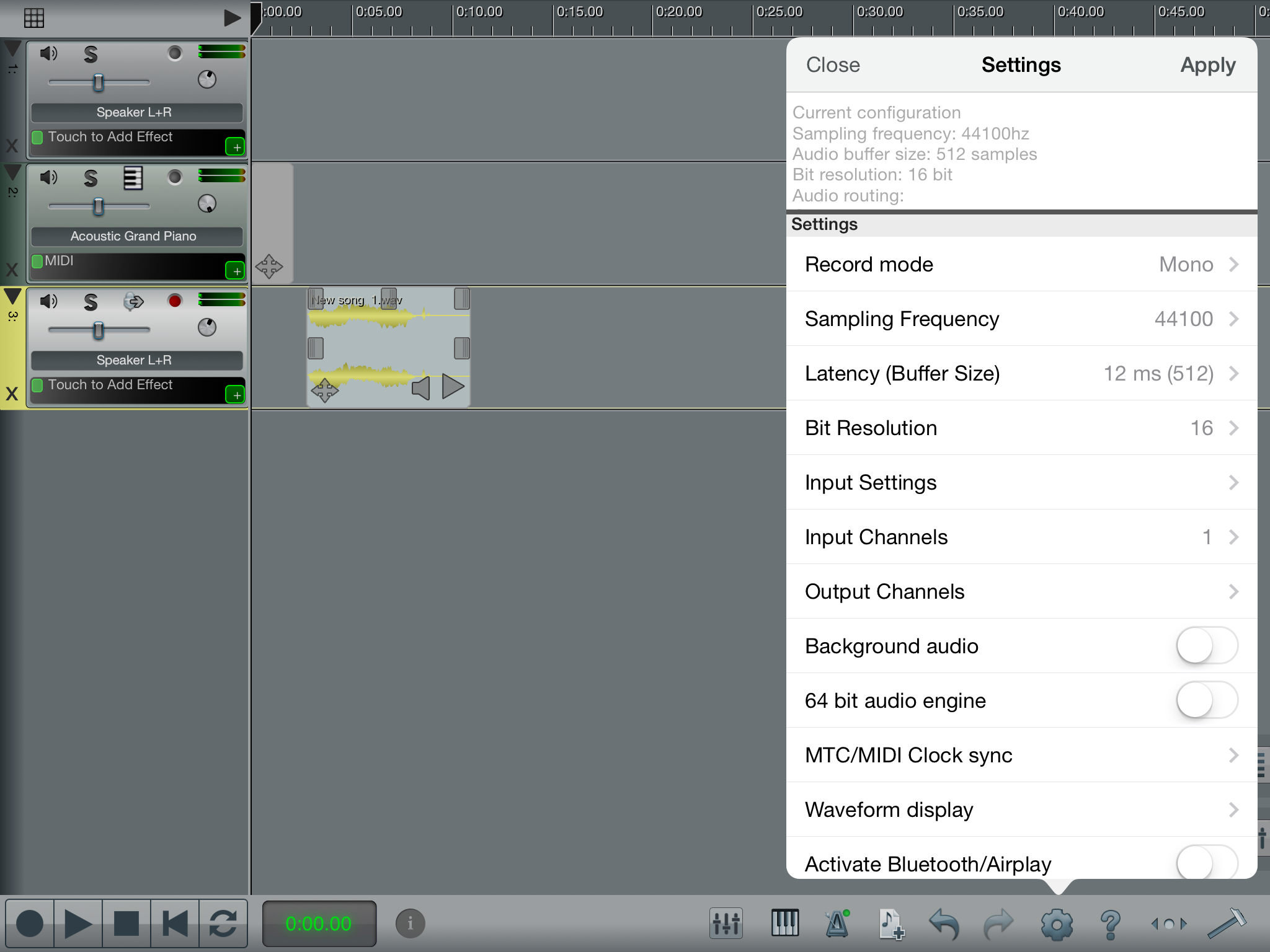 edit audio on ipad