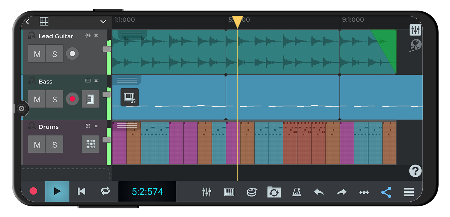 Скачать n-Track Studio Multitrack программу для многоканальной записи и  редактирования аудио