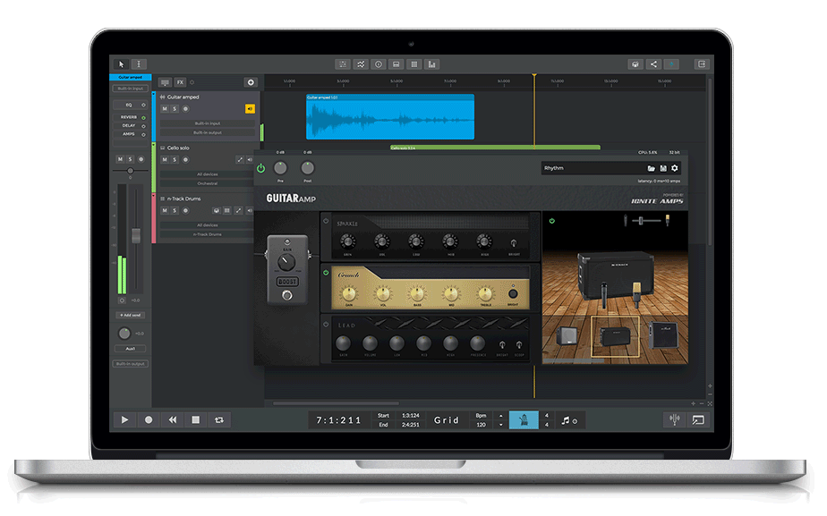 how to autotune mixpad multitrack recording software