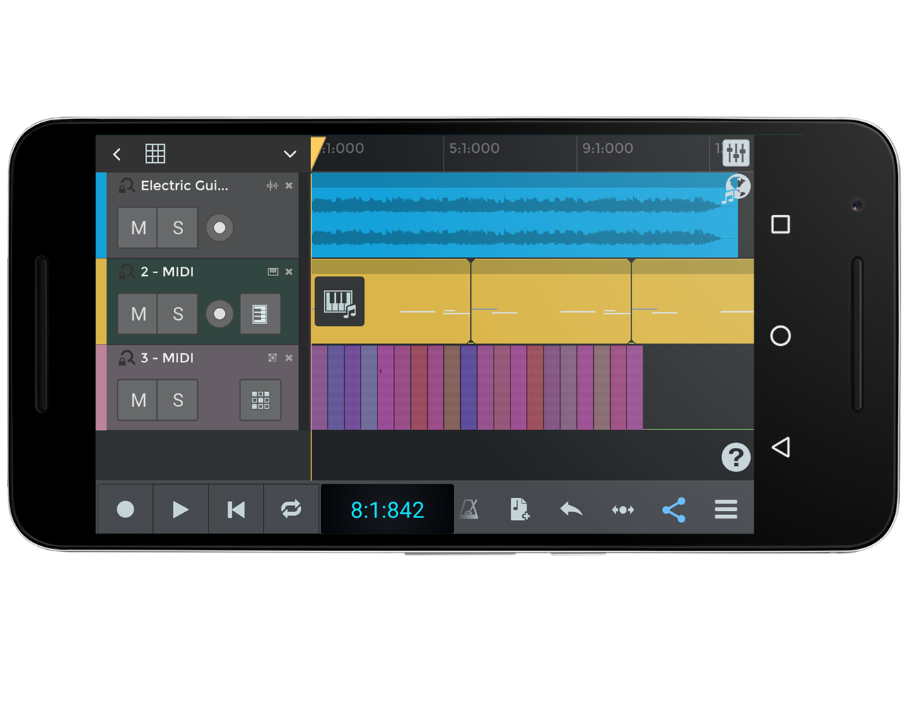 mixdown session to new file time selection